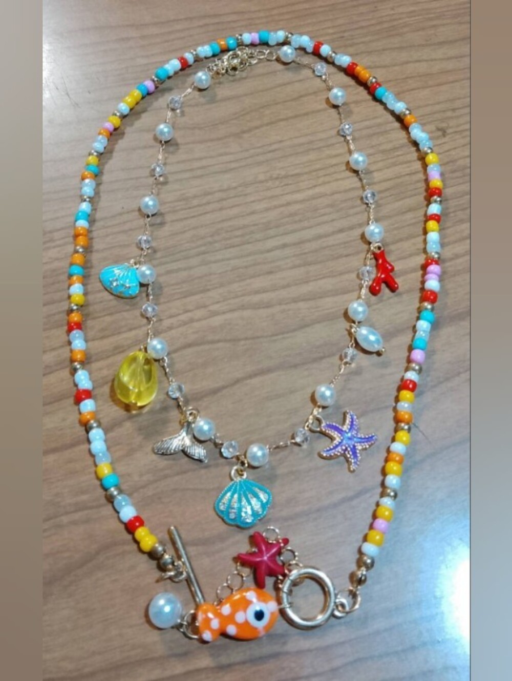 Kid's Charm Necklace Set